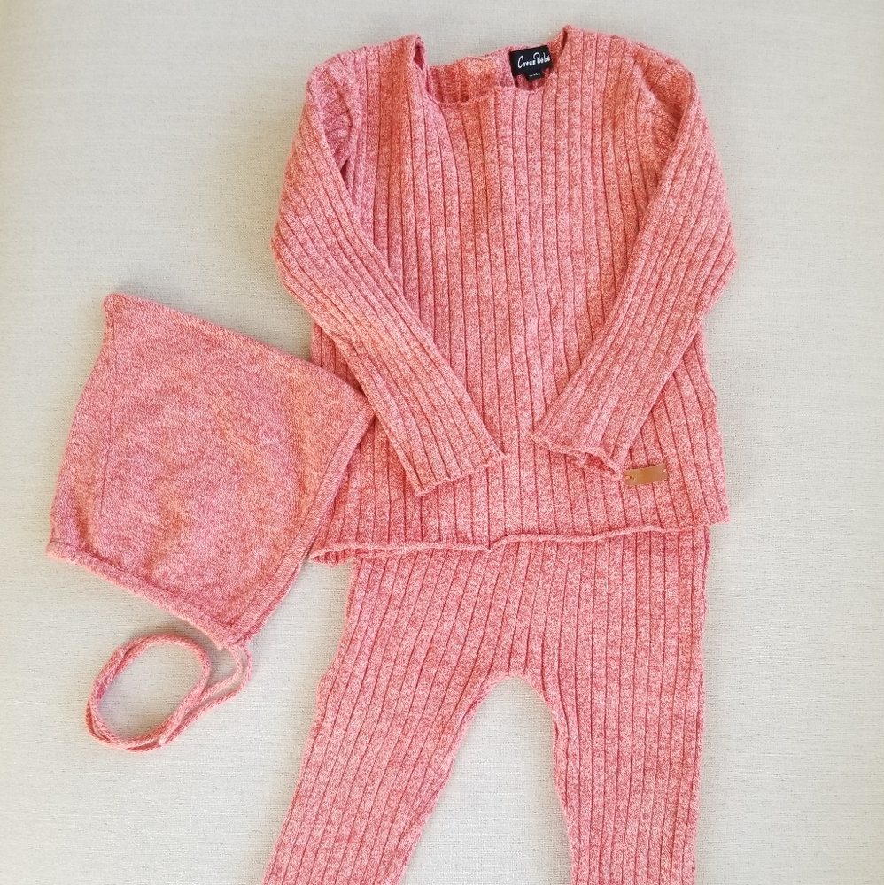 🐞 Cream Bebe 3 Piece Set 🐞